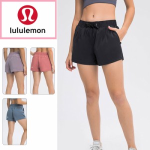 lululemon ルルレモン ショートパンツ ボトムス パンツ レディース スポーツ ヨガ カワイイ 通気性