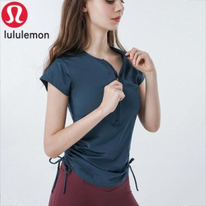 lululemon ルルレモン 女性 ヨガ?ピラティス ヨガウェア 速乾性 ランニング Tシャツ レディース トップス 美背 弾性通気性 スポーツ