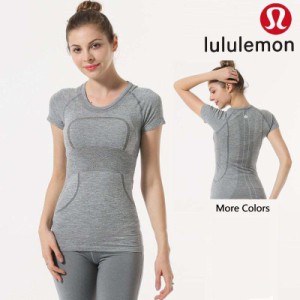 lululemon ルルレモン 女性 ヨガ?ピラティス ヨガウェア 速乾性 ランニング Tシャツ レディース トップス 美背 弾性通気性 スポーツ