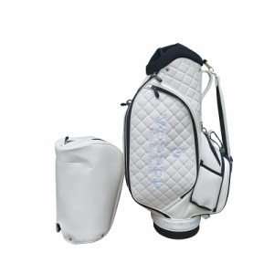 Golf Bag ゴルフバッグ スタンドゴルフバッグ 安定感抜群 スポーツゴルフバッグ クラブケース 防水耐摩耗性 9.5型 VESSEL ベゼル PUレザ