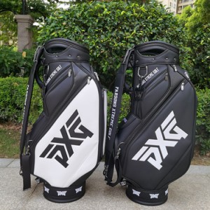 PXG ゴルフバッグ Golf Bag キャディバッグ キャディバッグ 安定感抜群 防水耐摩耗性 スポーツゴルフバッグ クラブケース ブラック レデ