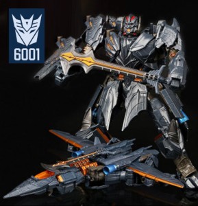 BLACK MAMBA 6001 Megatron Transformers メガトロン 合金拡大 戦闘機 映画版 トランスフォーマー