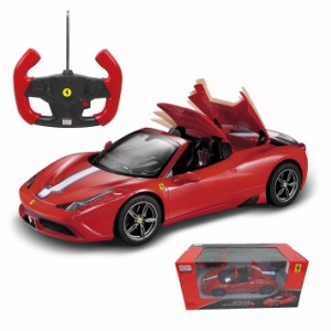 ラジコン フェラーリ 458 スペチアーレ 公式 ライセンス 1/14 スケール ラジコンカー 電池 車 こども 子供 おもちゃ 玩具 プレゼント か