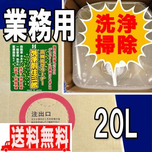 アルカリ洗浄剤 超電解水 住三郎 業務用20L イオンパワー