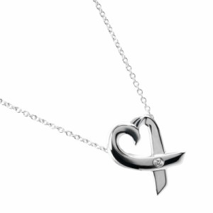 TIFFANY&Co. ティファニー ラビングハート シルバー925 ネックレス 2.65g レディース