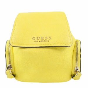 Guess ゲス レザー 黄色 リュック・デイパック レディース 【中古】 ランクA