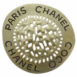 CHANEL シャネル ハットモチーフ 金メッキ ゴールド ブローチ レディース 【中古】