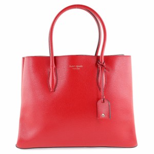 Kate Spade ケイトスペード ミディアムサッチェル エヴァ WKRU5696 レザー 赤 トートバッグ