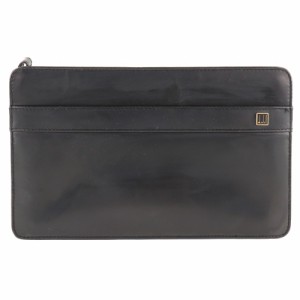 Dunhill ダンヒル カーフ 黒 セカンドバッグ メンズ 【中古】 ランクB