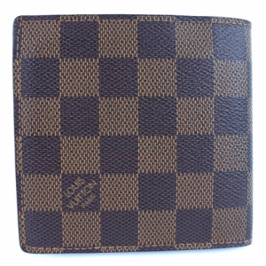 LOUIS VUITTON ルイ・ヴィトン ポルトフォイユ・マルコ N61675 ダミエキャンバス 茶