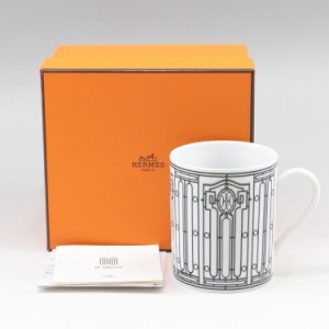 HERMES エルメス Hデコ マグカップ ポーセリン 食器 _ 【中古】 ランクS