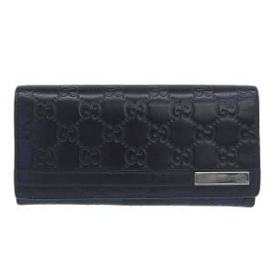 GUCCI グッチ GGシマ 233112 カーフ 黒 長財布 ユニセックス 【中古】 ランクB