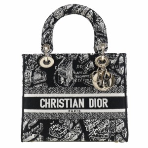 Dior クリスチャンディオール LADY D-LITE ミディアム プラン ドゥ パリ プラン ドゥ パリ