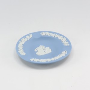 Wedgwood ウェッジウッド ジャスパー 置物 ブルー オブジェ _ 【中古】