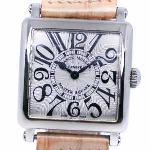 FRANCK MULLER フランクミュラー マスタースクエア 6002S QZ SS ピンク クオーツ アナログ表示