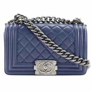 CHANEL シャネル ボーイシャネル A67085 ラムスキン ショルダーバッグ レディース