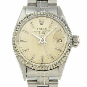 ROLEX ロレックス オイスターパーペチュアル デイト 6517 SS シルバー 自動巻き