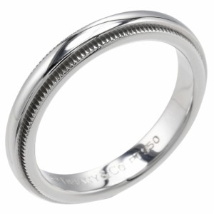 TIFFANY&Co. ティファニー トゥギャザー ミルグレイン 3mm Pt950プラチナ 6.5号 リング・指輪