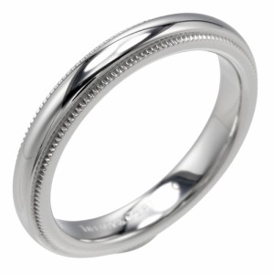 TIFFANY&Co. ティファニー トゥギャザー ミルグレイン 3mm Pt950プラチナ 6.5号 リング・指輪