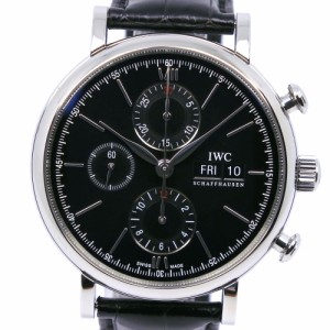 IWC インターナショナルウォッチカンパニー ポートフィノ IW391008 SS 黒 自動巻き