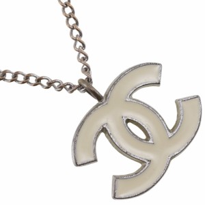 CHANEL シャネル ココマーク 金属製 シルバー ネックレス 6.2g レディース 【中古】