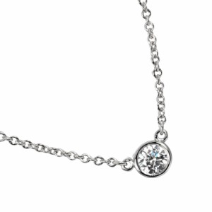 TIFFANY&Co. ティファニー バイザヤード Pt950プラチナ ネックレス 2.47g レディース