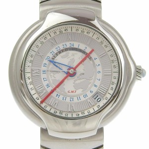 Dunhill ダンヒル ミレニアムGMT BB8023 SS 自動巻き 白文字盤 腕時計 レディース 【中古】