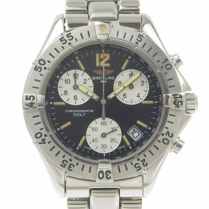 BREITLING ブライトリング コルト A53035 SS 自動巻き クロノグラフ ネイビー文字盤 腕時計