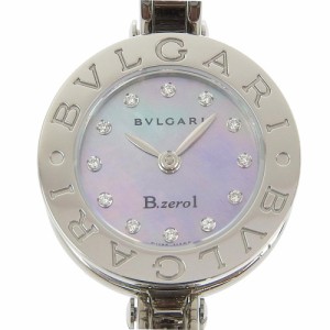 BVLGARI ブルガリ B-zero1 ビーゼロワン BZ22S SS ブルーシェル クオーツ アナログ表示