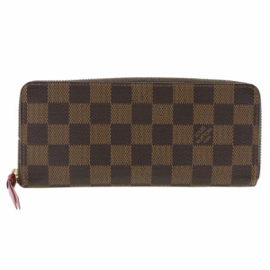 LOUIS VUITTON ルイ・ヴィトン クレマンス ダミエキャンバス 長財布 レディース 【中古】