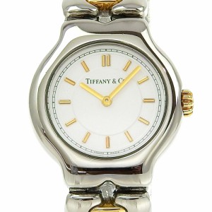 TIFFANY&Co. ティファニー ティソロ L0112 SS クオーツ アナログ表示 白文字盤 腕時計