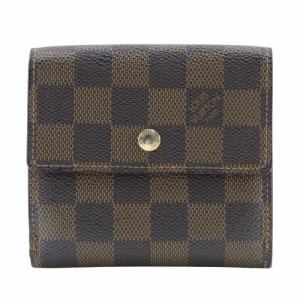 LOUIS VUITTON ルイ・ヴィトン ポルトビエカルトクレディ Ｗホック N61652 ダミエキャンバス 茶