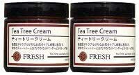 FRESH フレッシュ ティートリークリーム 60g×2個セット スキンケア 保湿クリーム 天然成分100％ 送料無料