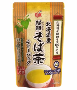 OSK 北海道産 韃靼そば茶 ティーバッグ (5g×15袋) 小谷穀粉 農薬不使用 カフェインゼロ 送料無料
