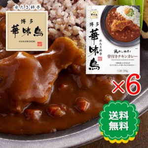 博多華味鳥 骨付きチキンカレー 200g 6箱セット カレー 鶏だし