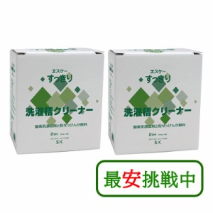 エスケー石鹸 すっきり洗濯槽クリーナー (500g×2個入) 2個セット 洗濯槽 黒カビ 掃除 洗濯機 縦型