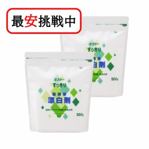 すっきり漂白剤 500g 2袋セット 酸素系漂白剤 高発泡タイプ エスケー石鹸