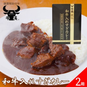 牛長秘伝 和牛入れすぎカレー 230g 2箱セット レトルト カレー 和牛