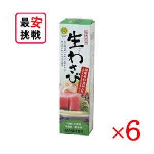 旨味本来 生わさびチューブ入り 40g 6本セット 本わさび ワサビ 化学調味料不使用