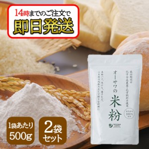 オーサワの国産米粉 500g 2袋セット