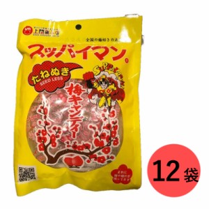 スッパイマン [たねぬき] 梅キャンディー 10個入 ｘ 12袋セット 上間菓子店 沖縄土産 駄菓子 干し梅 熱中症対策 送料無料        