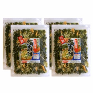 三幸産業 海鮮汁とろろ入りかに風味 90g × 4袋 味噌汁の具  送料無料