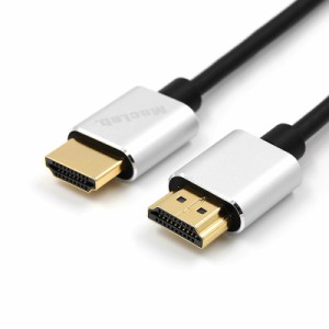 送料無料 MacLab. HDMIケーブル 3m HDMI2.0 4K 60Hz スリム細線タイプ アルミシェル ハイスピード switch スイッチ PS3 PS4 対応  テレビ