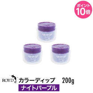 【3個セット】ROYD 【 ロイド 】 カラーディップ ナイトパープル 200g （ 美容室 美容院 サロン専売 ） ヘアカラー カラーリング剤 トリ