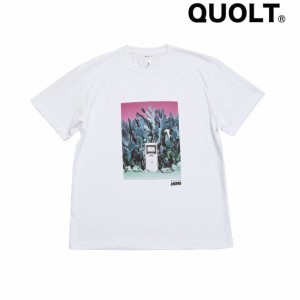 QUOLT 半袖 Tシャツ カットソー クルーネック コットンボディ クオルト TANK TEE ユニセックス アウトドア キャンプ フェス 服装 WHITE