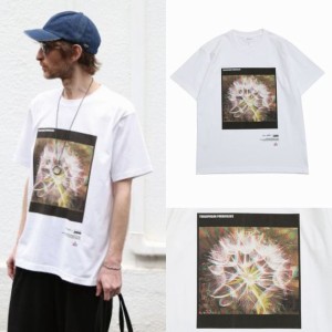 QUOLT カットソー クルーネック 半袖 Tシャツ ユニセックス プレミアムコットンボディ 3D-SEEDS TEE WHITE ホワイト アウトドア キャンプ