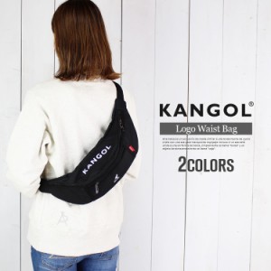 KANGOL ビックロゴ ウエストポーチ ボディバッグ ウエストバッグ カンゴール レディース ヒップバッグ 通学 自転車 ショルダーポーチ 誕