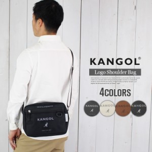 カンゴール ショルダーバッグ 無地 シンプル KANGOL 横型 メッシュポケット サブ バッグ 通勤 通学 旅行 フェス アウトドア ストリート 