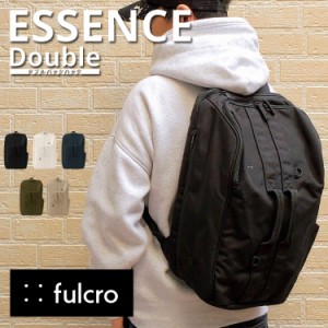 fulcro フルクロ ESSENCE Double ダブルハンドル リュック 撥水 加工 バックパック シンプル デイパック 16L リュックサック 背面ポケッ