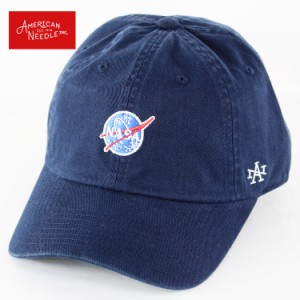 アメリカンニードル NASA ロゴ 刺繍 キャップ ワッペン コットン ベースボールキャップ 帽子 フリーサイズ 人気 おしゃれ アメカジ カー